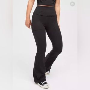 NWT Aerie OFFLINE The Hugger Flare Leggings